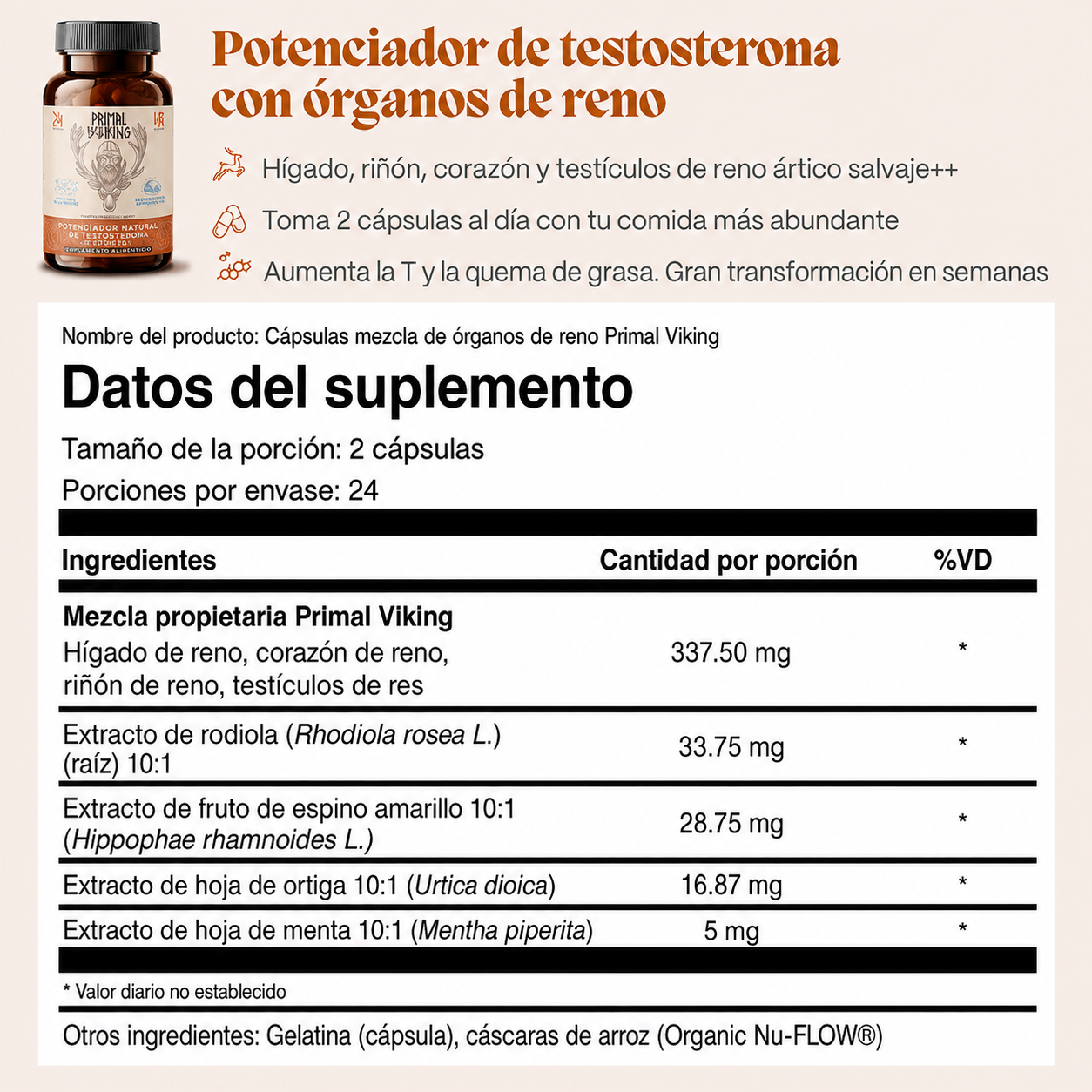 Primal Potenciador de Testosterona